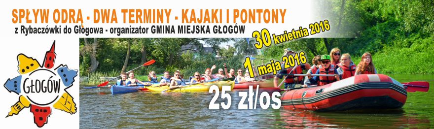 Spływ Rybaczówka - Głogów - 2016